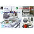 Single head flat computerized embroidery machine factory price